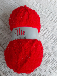 Wibra Ute Rood/Glitter