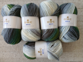 Pakket 5 bollen DMC Brio kleur 422