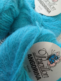 3 bollen Papillon Angorina Turquoise