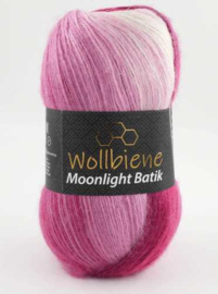 Wollbiene Moolight Batik Bessen/Wit