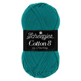 Scheepjes Cotton 8 Blauw 724