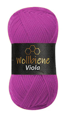 Wollbiene Viola Paars 08
