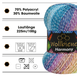 Pakket 5 Bollen Harmony 8080