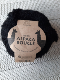 Drops Alpaca Boucle Zwart