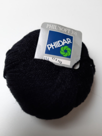 Phildar Phil Soft 3,5 Zwart
