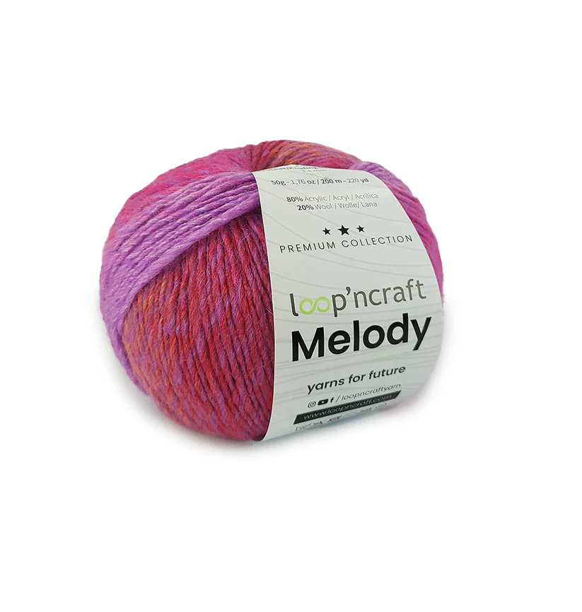 Loopncraft Melody Roze/Lila 06