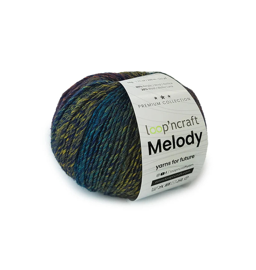 Loopncraft Melody Oker/Blauw/Paars 07