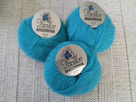 3 bollen Papillon Angorina Turquoise