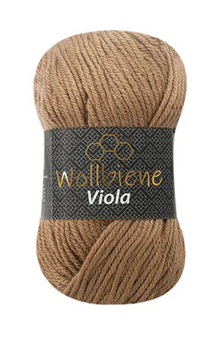 Wollbiene Viola Coffee 24