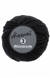 Lammy Yarns Hawaï 3 Zwart 001