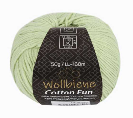Wollbiene Cotton Fun Pastelgroen 12