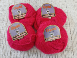 4 bollen Oriental Angora Roodroze