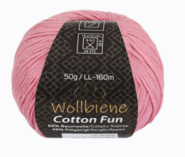 Wollbiene Cotton Fun Roze 05