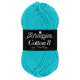 Scheepjes Cotton 8 Blauw 712