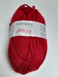 Phildar Partner 6 Pavot/Rood