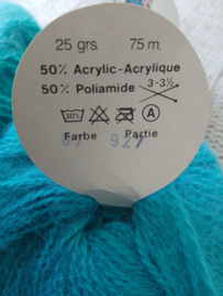 3 bollen Papillon Angorina Turquoise