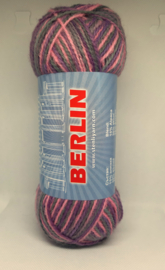 Berlin Sokkenwol Roze/Lila/Grijs 98