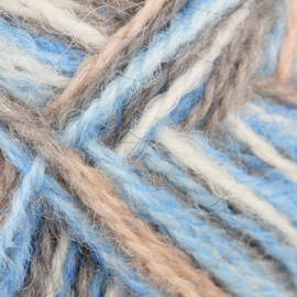 Berlin Sokkenwol Blauw/Wit/Camel 89