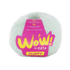 Katia WOW Fluffy Bleekgroen 90
