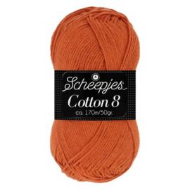 Scheepjes Cotton 8 Oranje 671