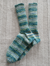 Noorse Sokken Blauw/Groen Maat 44