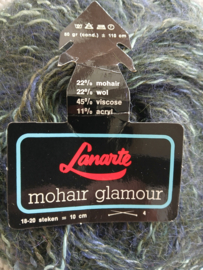 1 Bol Lanarte Mohair Glamour Groen/Blauw