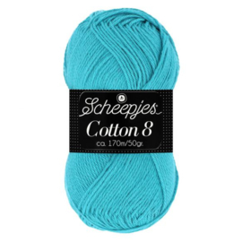 Scheepjes Cotton 8 Blauw 725