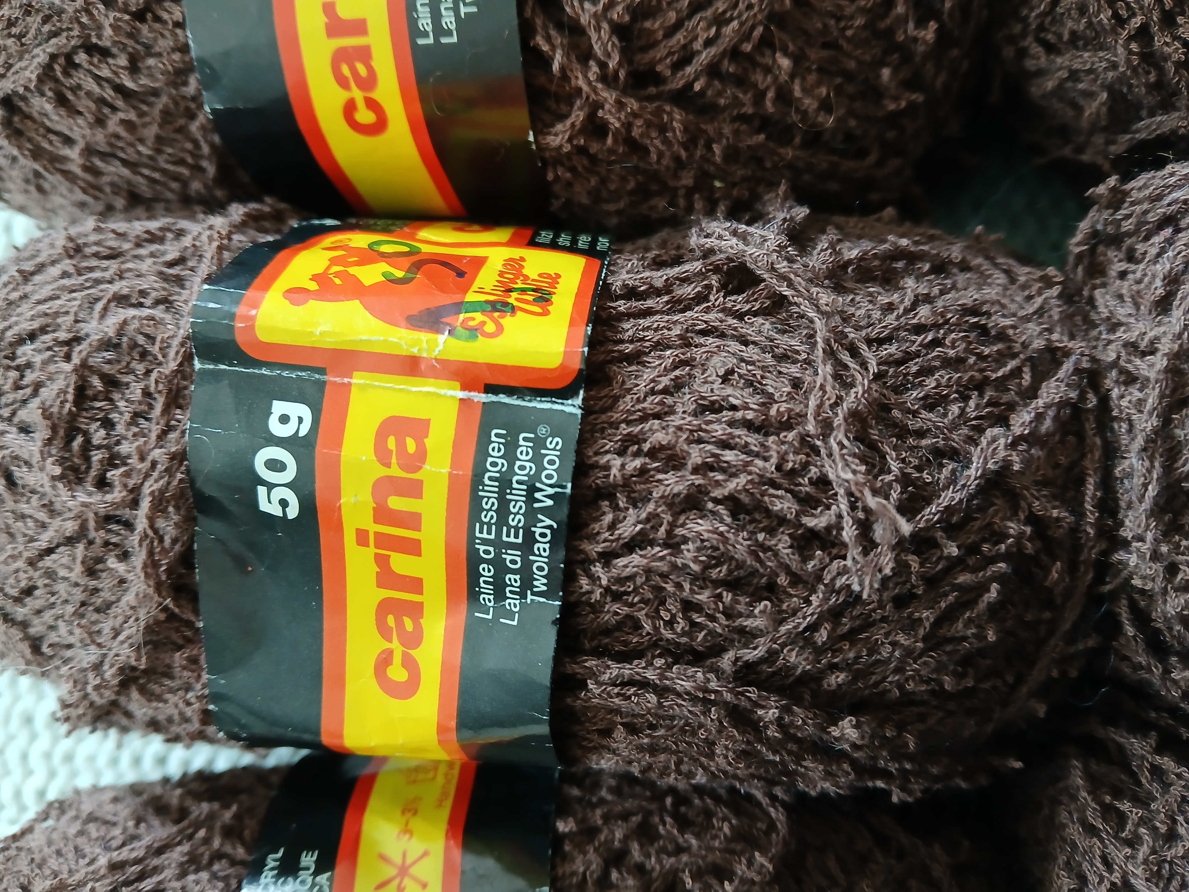 9 bollen Esslinger wolle carina bruin
