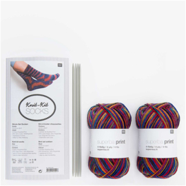 Knit Kit Socks Cadeau Set Tropic