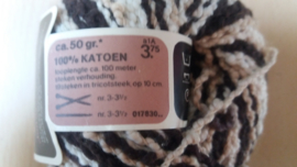 Hema Bouclé Katoen Bruin Tinten 3009
