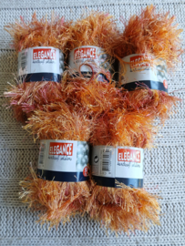Elegance Fluffy Roze/Oranje 5 bollen