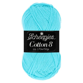 Scheepjes Cotton 8 Blauw 622
