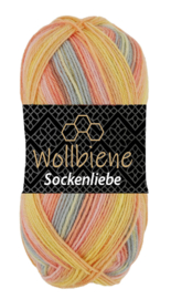 Sockenliebe Oranje/Grijs 505