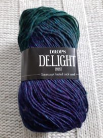 Drops Delight Print 09 Blauw/Groen/Petrol