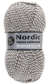 Lammy Yarns Nordic Noorse Sokkenwol Bruin/Beige 04