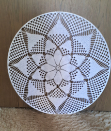 Mandala in het Wit 60 cm