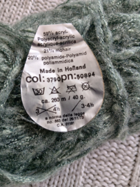 1 Bol Scheepjes Mohair de Luxe Groen