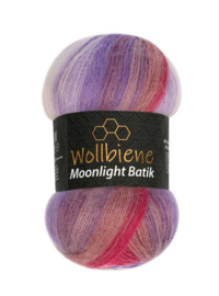 Wollbiene Moonlight Batik Lila/Roze