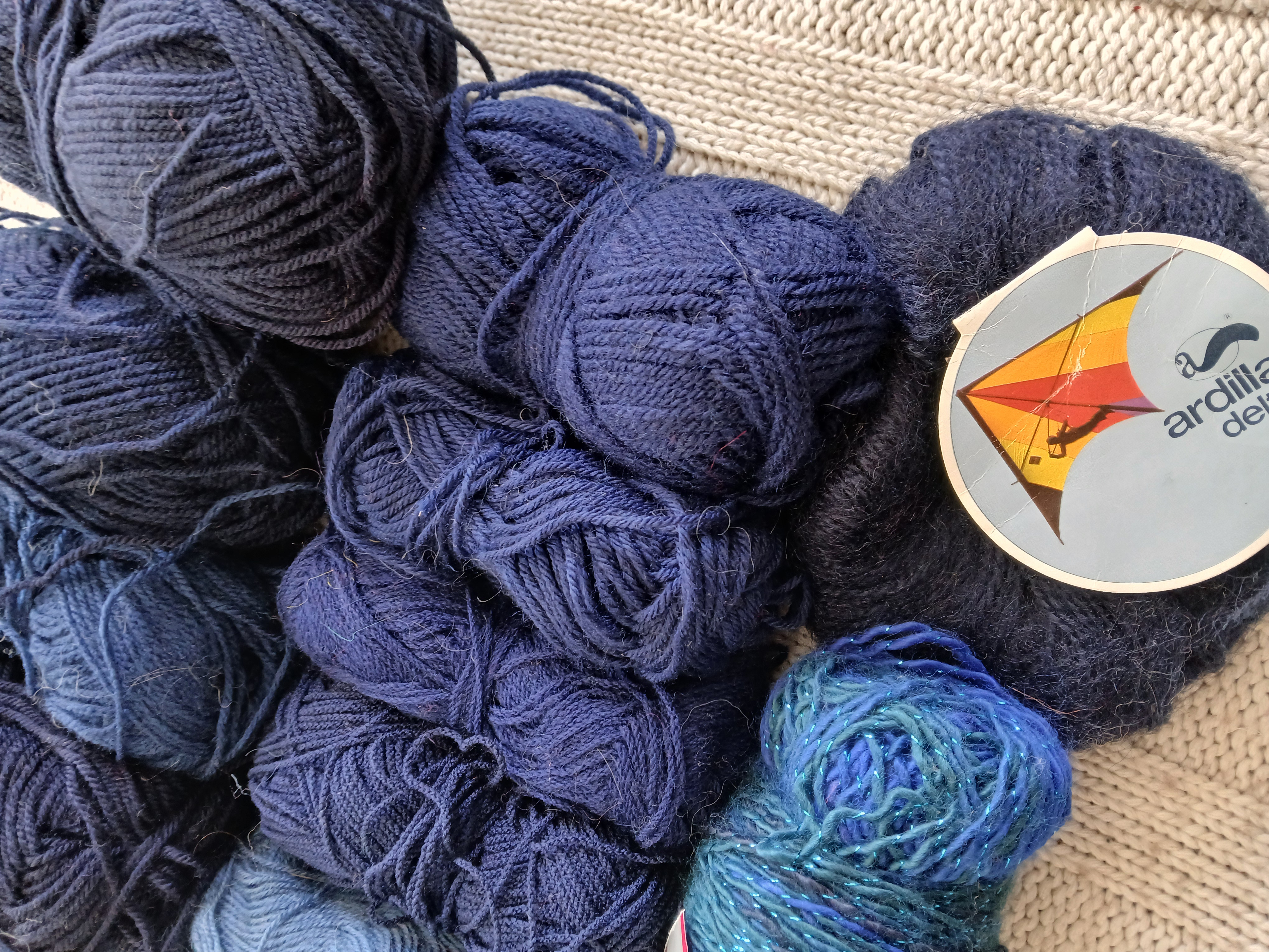 Pakket restanten blauw 625 gram