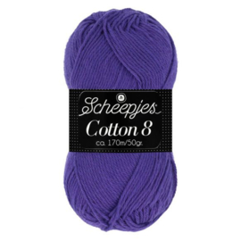 Scheepjes Cotton 8 Paars 661