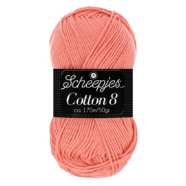 Scheepjes Cotton 8 Roze/Oranje 650