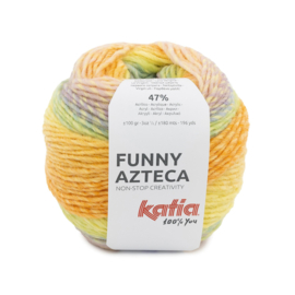Katia Funny Azteca Lichtroze-Licht hemelsblauw 203