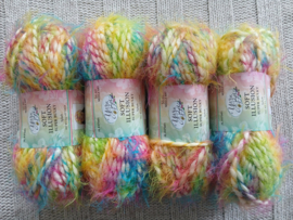 Pakket Soft Illusion 4 bollen Regenboogkleuren