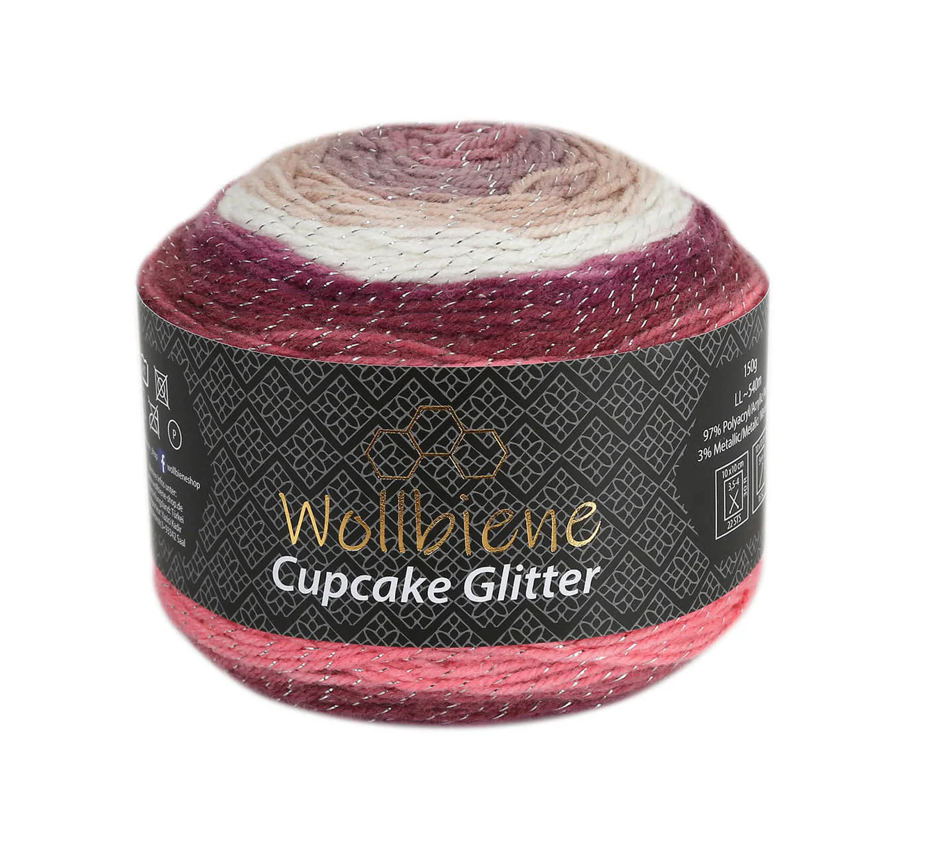 Wollbiene Cupcake Glitter 3080