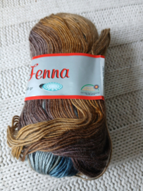 Wibra Fenna Petrol/Blauw/Bruin 5294