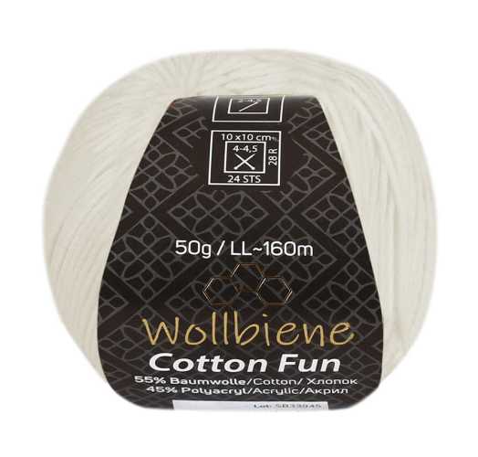 Wollbiene Cotton Fun Roomwit 26