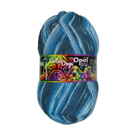 Opal Cats & Dogs Blauw