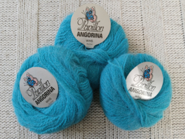3 bollen Papillon Angorina Turquoise
