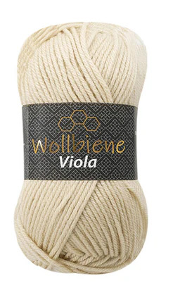 Wollbiene Viola Natural 25