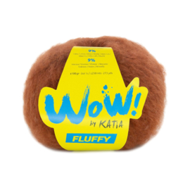 Katia WOW Fluffy Roestbruin 93